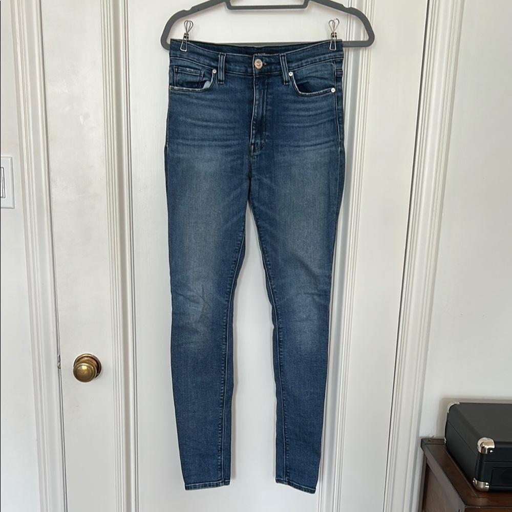 Hudson Jeans Blue Skinny Stretch Denim